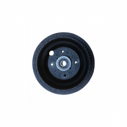 Bakfälg Aluminium Svart – Punkteringsfria Däck 6"