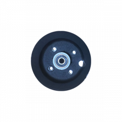 Framfälg Aluminium Svart – Punkteringsfria Däck 6"