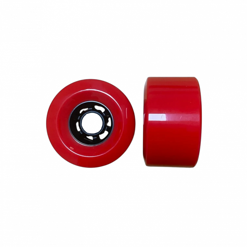 Roda Uréthane Vermelho 90mm - Skateboard Elétrico Evo-Spirit