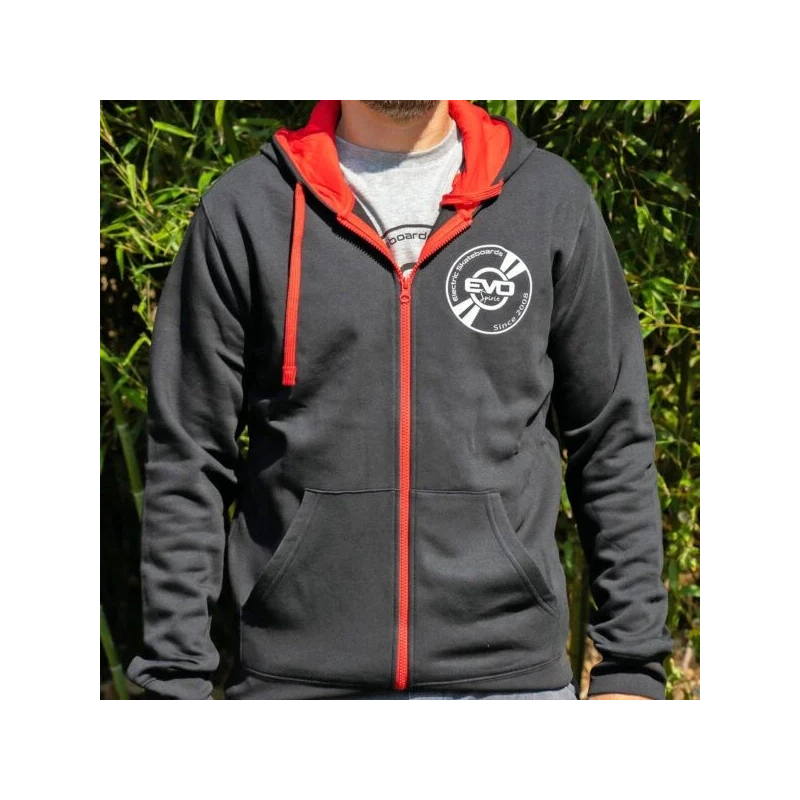 Evo-Spirit Black Zipped Jacket