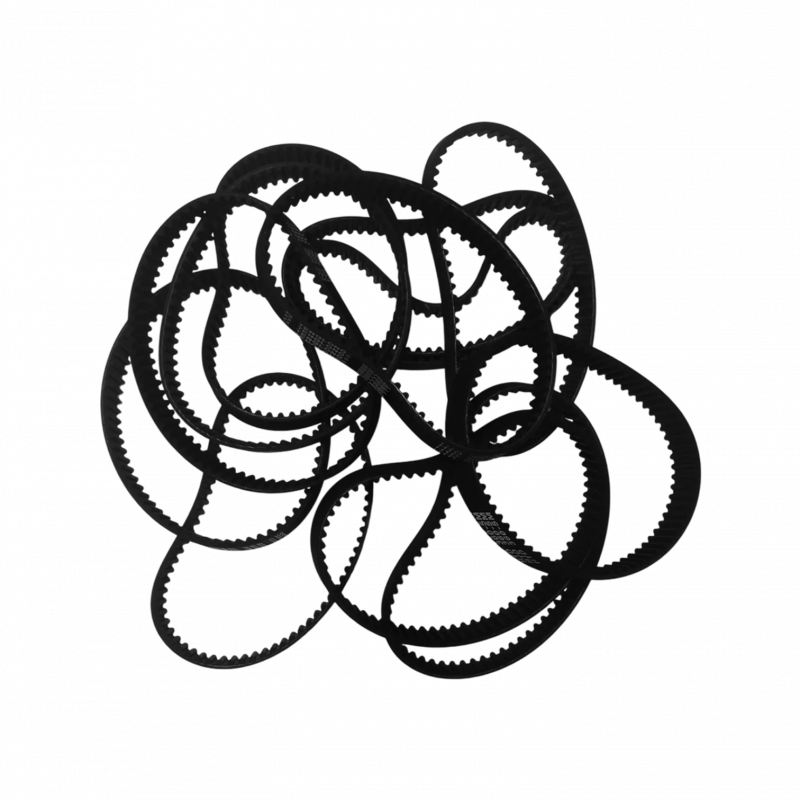 360mm Belt for Evo-Spirit Electric Skateboard in All-Terrain Configuration with 6-inch Puncture-Proof Wheels