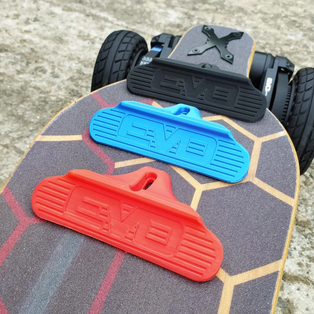 Foot-stop pour plus de sécurité sur skate électrique Foot-stop pour caler le pied arrière sur un skate électrique