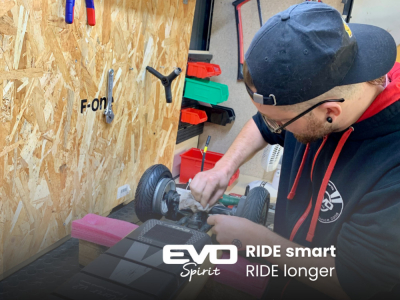 Mantener tu skate eléctrico Evo-Spirit: buenos reflejos para rodar mucho tiempo