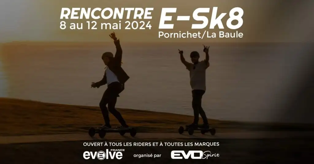 Sessions E-Skate sur piste - Evolve France Event 2024